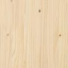 vidaXL Wooden Christmas Tree with Stand Natural 125 cm Solid pine wood
