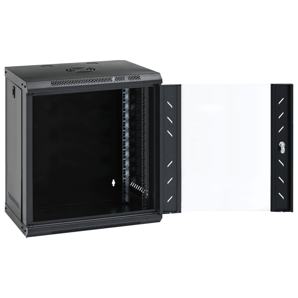 vidaXL 12U Wall Mounted Network Cabinet 19" IP20 53x40x60 cm