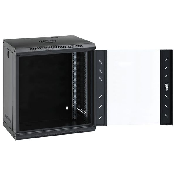 vidaXL 12U Wall Mounted Network Cabinet 19" IP20 53x40x60 cm