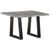 vidaXL Coffee Table with Live Edges 60x60x40 cm Solid Acacia Wood