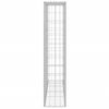 vidaXL Gabion Wall with Covers Galvanised Steel 80x20x100 cm