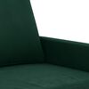 vidaXL 3-Seater Sofa Dark Green 180 cm Velvet