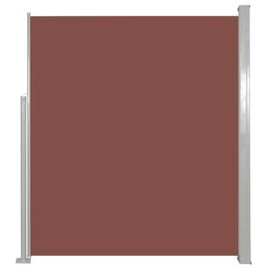 vidaXL Retractable Side Awning 120 x 300 cm Brown