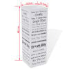 White Square Umbrella Stand Storage Holder Walking Stick Steel 48.5 cm