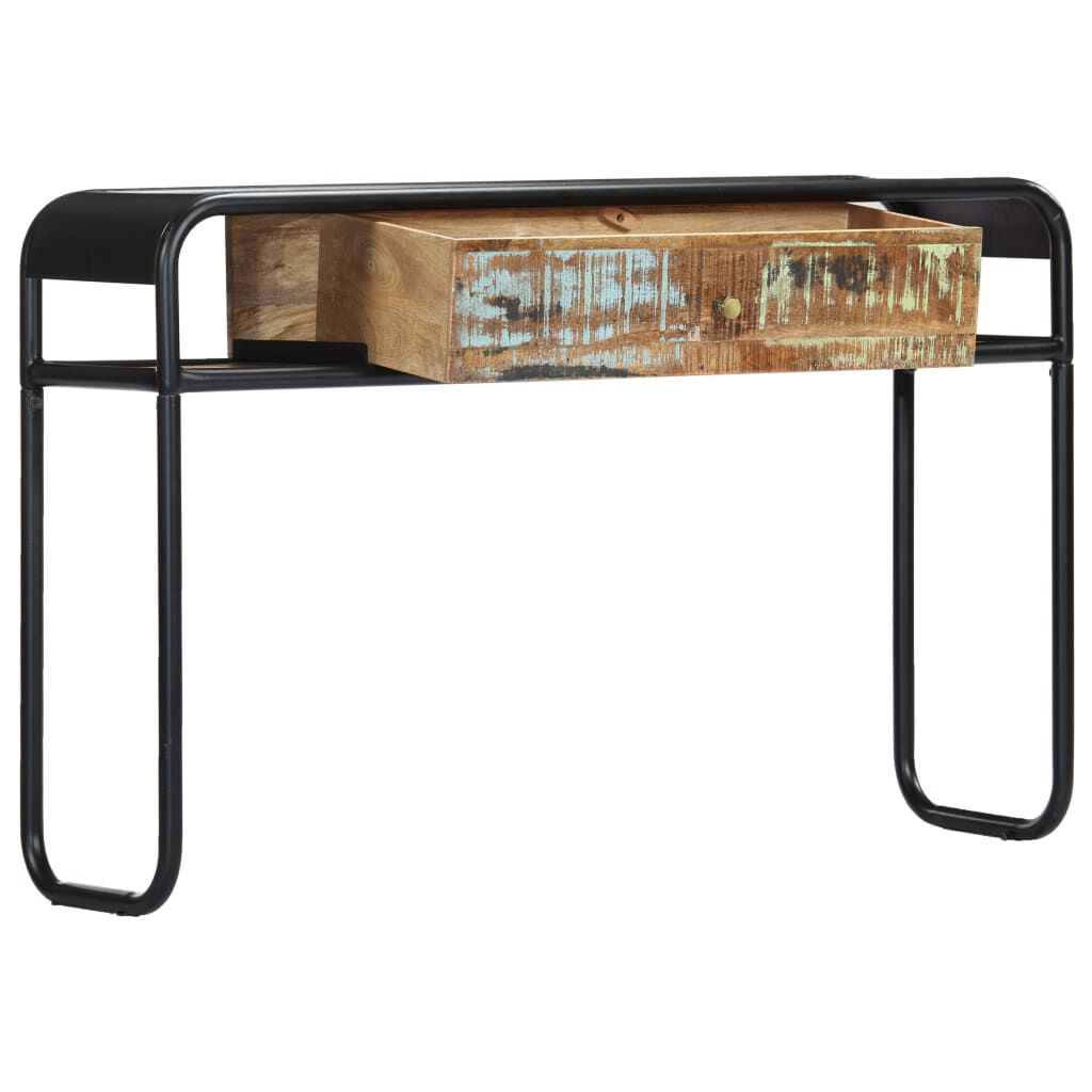 vidaXL Console Table 118x30x75 cm Solid Reclaimed Wood