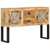 vidaXL Sideboard 110x30x74 cm Rough Mango Wood