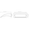 vidaXL Pool Fountain Stainless Steel 30x9x26 cm Silver