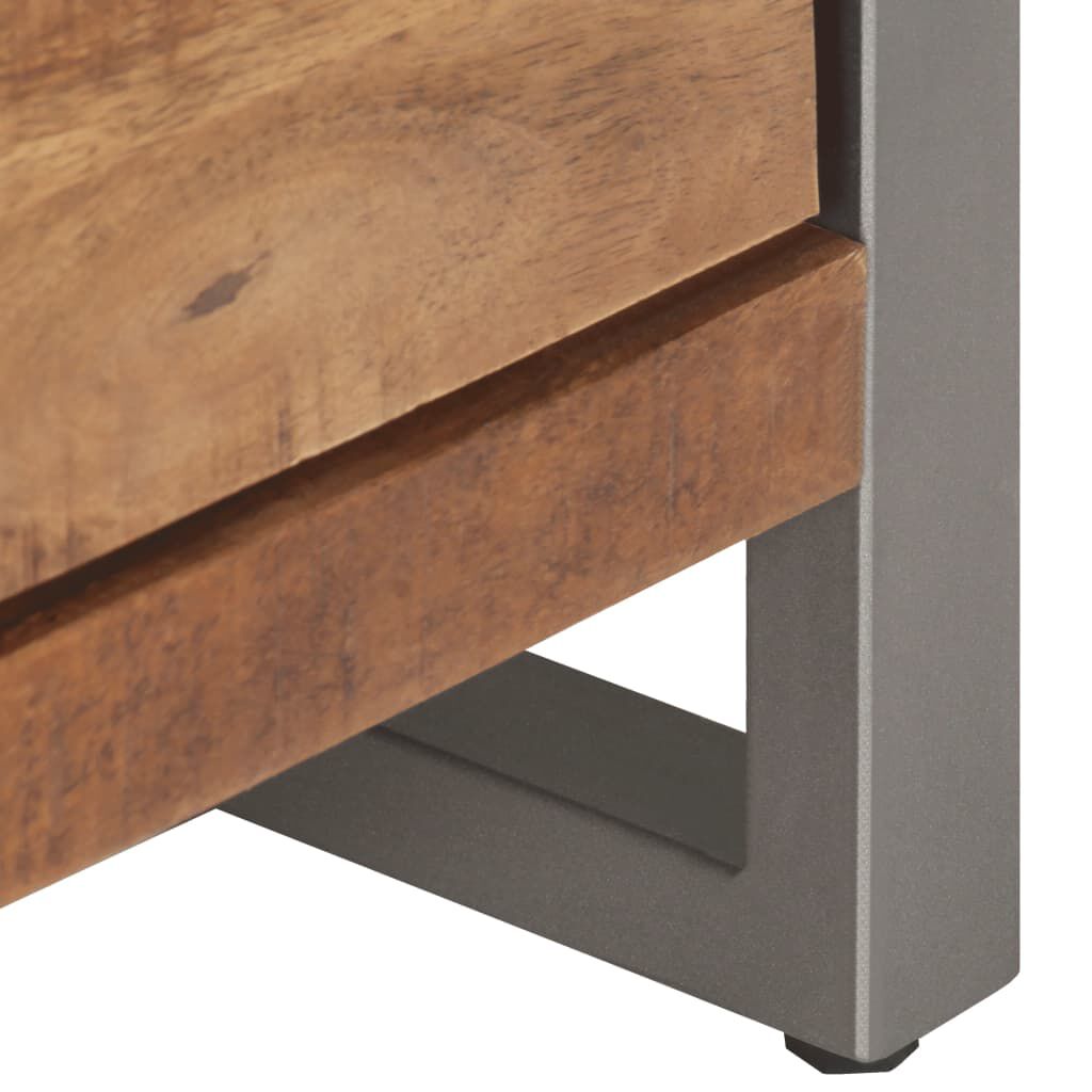 vidaXL TV Cabinet 120x30x40 cm Rough Mango Wood