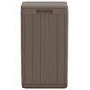 vidaXL Outdoor Garbage Bin Brown 38x38x65 cm PP