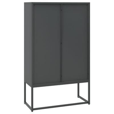 vidaXL Highboard Anthracite 80x35x135 cm Steel