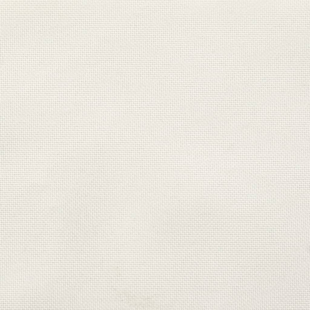 vidaXL Lowback Chair Cushions 2 pcs Melange Cream 100x50x7 cm Fabric