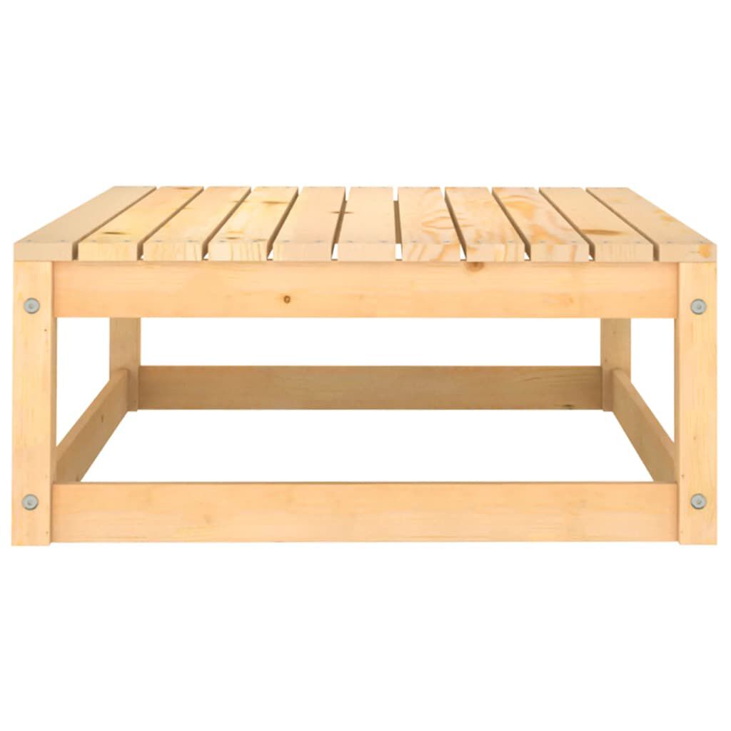 vidaXL 2 Piece Garden Lounge Set with Cushions Solid Pinewood