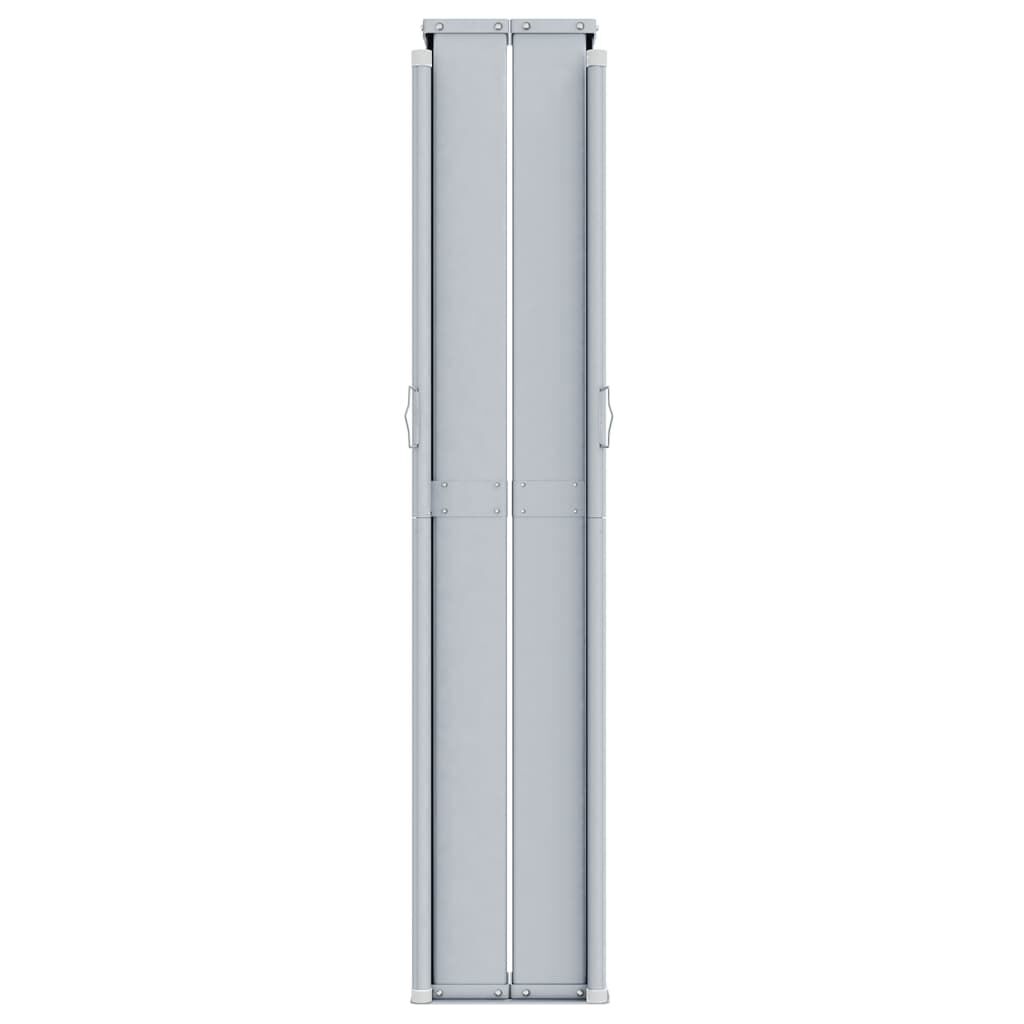 vidaXL Retractable Side Awning Cream 160x1200 cm