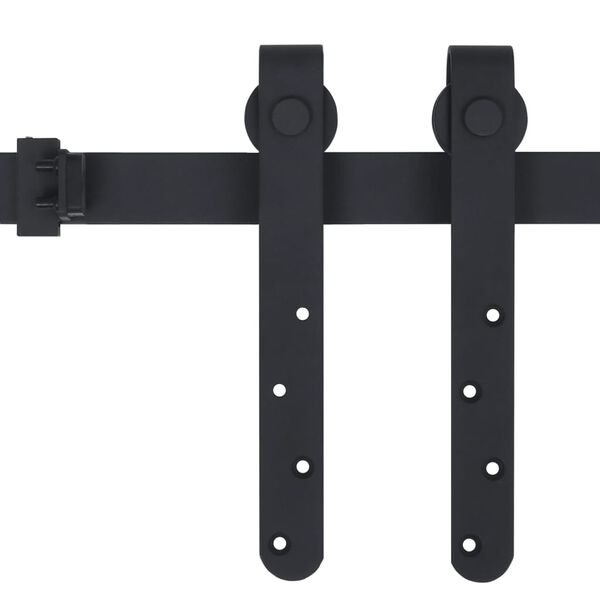 vidaXL Mini Sliding Cabinet Door Kit Carbon Steel 183 cm