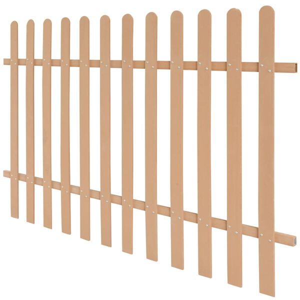 vidaXL Picket Fence WPC 200x120 cm