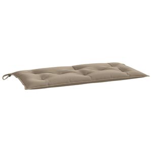 vidaXL Garden Bench Cushion Taupe 100x50x7 cm Oxford Fabric