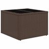 vidaXL 9 Piece Garden Sofa Set with Cushions Brown Poly Rattan