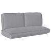 vidaXL Cushion Set 3 pcs Grey Oxford Fabric