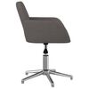 vidaXL Swivel Office Chair Dark Grey Fabric
