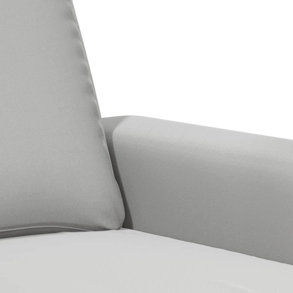 vidaXL Sofa Chair Dark Grey 60 cm Microfibre Fabric