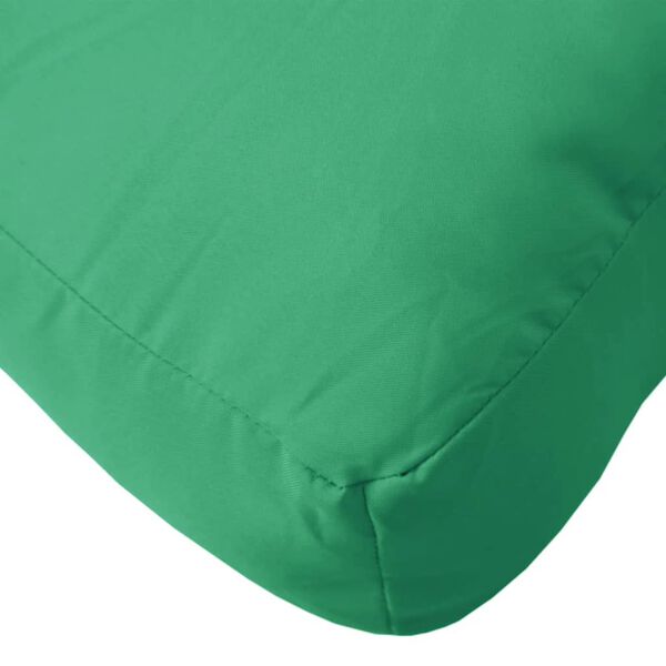 vidaXL Pallet Cushion Green 70x40x12 cm Fabric