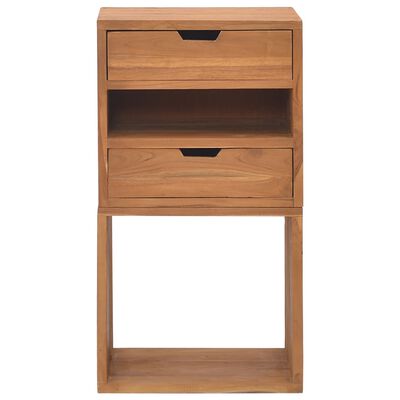 vidaXL Storage Cabinet 40x30x76 cm Solid Teak Wood