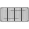 vidaXL Garden Table Anthracite 200x100x72 cm Steel Mesh