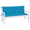 vidaXL Garden Bench Cushions 2pcs Light Blue 150x50x7cm Oxford Fabric