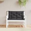vidaXL Garden Bench Cushions 2pcs Black 100x50x7 cm Oxford Fabric