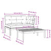 vidaXL 2 Piece Garden Pallet Sofa Set with Cushions Solid Wood Acacia