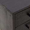 vidaXL Bedside Cabinets 2 pcs Black 36x30x45 cm Solid Wood Pine