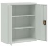 vidaXL File Cabinet Light Grey 90x40x105 cm Steel