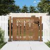vidaXL Garden Gate 100x100 cm Corten Steel Square Design