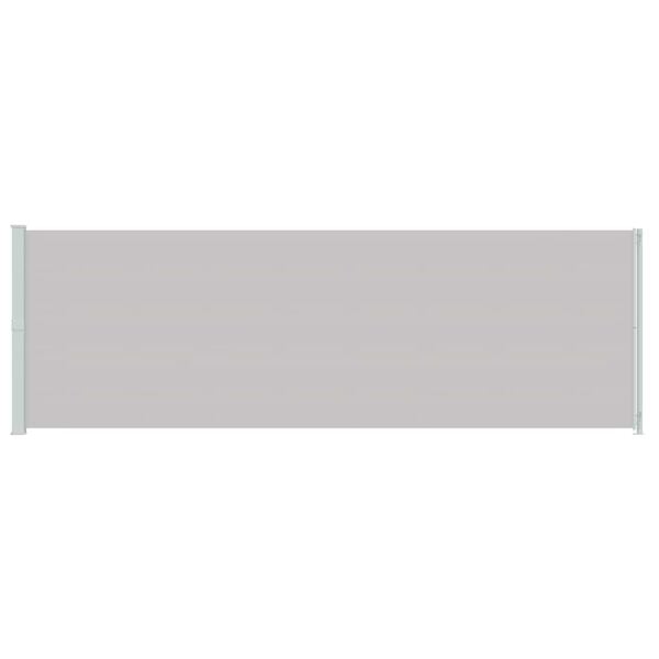vidaXL Patio Retractable Side Awning 200x600 cm Grey