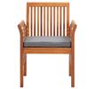 vidaXL Garden Dining Chairs with Cushions 4 pcs Solid Wood Acacia
