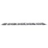 vidaXL Rocking Sun Lounger with Cushion Solid Teak Wood