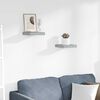 vidaXL Floating Wall Shelves 2 pcs Concrete Grey 23x23.5x3.8 cm MDF