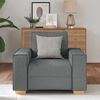 vidaXL Sofa Chair Dark Grey 60 cm Fabric