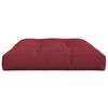 vidaXL Pallet Cushion Wine Red 120x80x12 cm Fabric