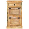 vidaXL 4-Layer Shoe Cabinet with Drawer Solid Reclaimed Wood