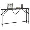 vidaXL Console Table Black 140x23x75 cm Engineered Wood
