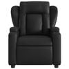 vidaXL Electric Massage Recliner Chair Black Faux Leather