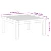 vidaXL Garden Lounge Table 63x63x30 cm Solid Acacia Wood