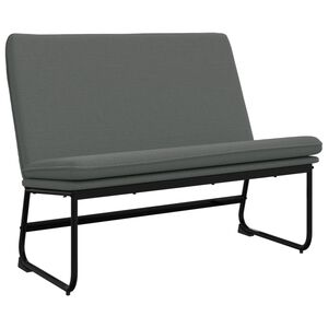 vidaXL Bench Dark Grey 100x75x76 cm Fabric