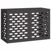 vidaXL Air Conditioner Cover Black 90 x 40 x 60 cm Steel