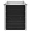 vidaXL Garden Raised Bed Anthracite 100x40x45 cm Galvanised Steel