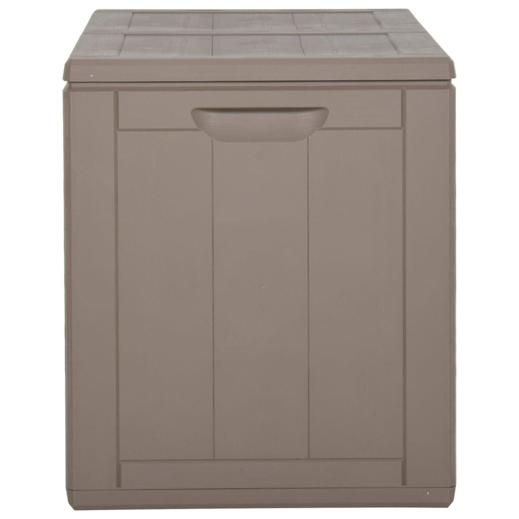 vidaXL Garden Storage Box 180L Brown PP Rattan