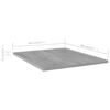 vidaXL Bookshelf Boards 4 pcs Concrete Grey 40x50x1.5 cm Engineered Wood