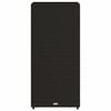 vidaXL Garden Storage Cabinet Black 50x55x115 cm Poly Rattan