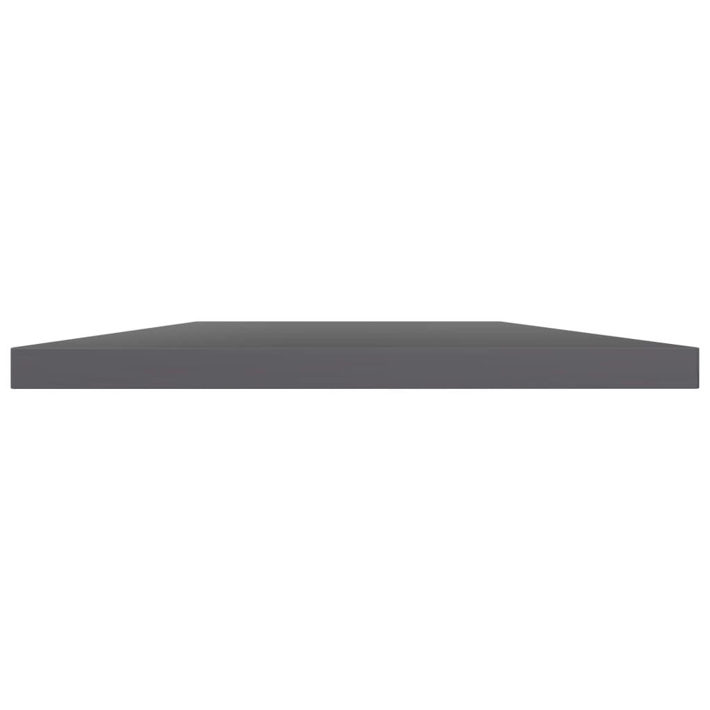 vidaXL Bookshelf Boards 8 pcs High Gloss Grey 40x30x1.5 cm Engineered Wood